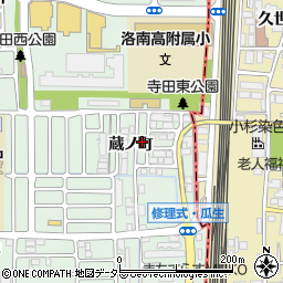 京都府向日市寺戸町蔵ノ町22-191周辺の地図