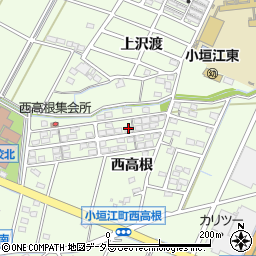 愛知県刈谷市小垣江町西高根60周辺の地図