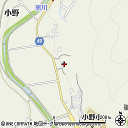 兵庫県三田市小野923周辺の地図