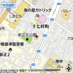 ココカラファイン浜田店周辺の地図