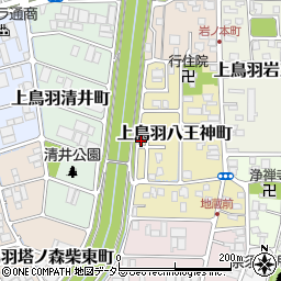 京都府京都市南区上鳥羽八王神町455周辺の地図