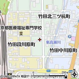 京都府京都市伏見区竹田北三ツ杭町84周辺の地図