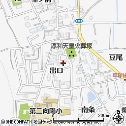 京都府向日市物集女町出口25周辺の地図