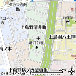 京都府京都市南区上鳥羽清井町268周辺の地図