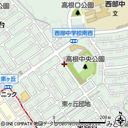 東ヶ丘集会所周辺の地図