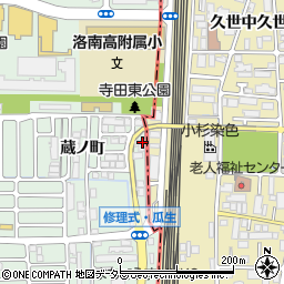 京都府向日市寺戸町蔵ノ町22-87周辺の地図