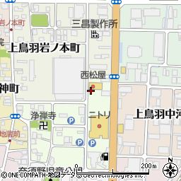 京都府京都市南区上鳥羽南岩ノ本町46周辺の地図