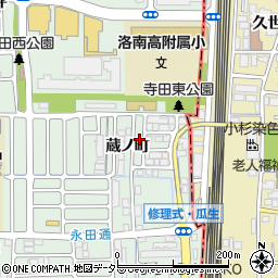 京都府向日市寺戸町蔵ノ町22-189周辺の地図