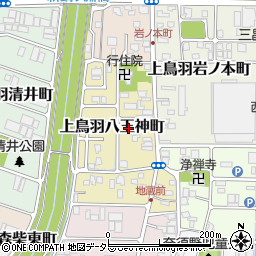京都府京都市南区上鳥羽八王神町314周辺の地図