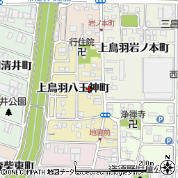 京都府京都市南区上鳥羽八王神町317周辺の地図