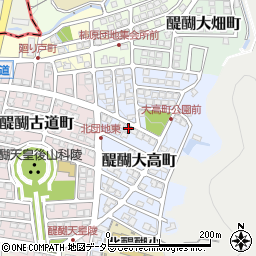 京都府京都市伏見区醍醐大高町5周辺の地図
