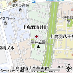 京都府京都市南区上鳥羽清井町270周辺の地図