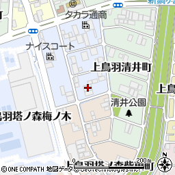 京都府京都市南区上鳥羽金仏町62周辺の地図