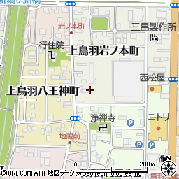 京都府京都市南区上鳥羽岩ノ本町338周辺の地図