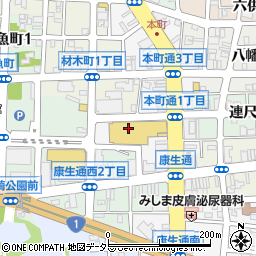 ナガサカコイン　日本貨幣商協同組合加盟店周辺の地図