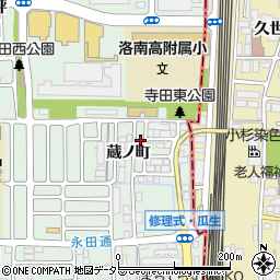 京都府向日市寺戸町蔵ノ町22-187周辺の地図