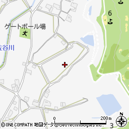 兵庫県加西市佐谷町周辺の地図