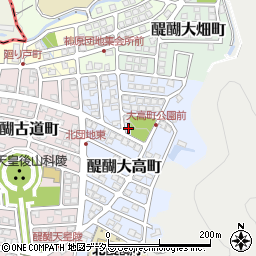 京都府京都市伏見区醍醐大高町10-3周辺の地図