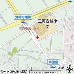 三河安城　第２・第３児童クラブ周辺の地図