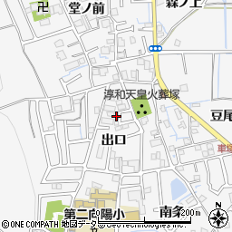 京都府向日市物集女町出口25-3周辺の地図