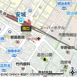 東進衛星予備校　安城駅前校周辺の地図