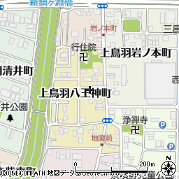 京都府京都市南区上鳥羽八王神町321周辺の地図
