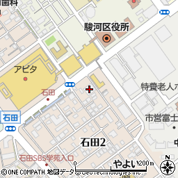 静岡銀行登呂支店 ＡＴＭ周辺の地図