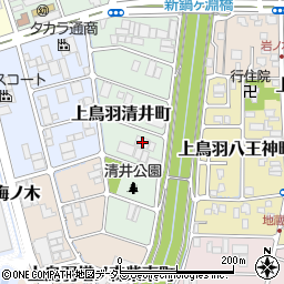 京都府京都市南区上鳥羽清井町262周辺の地図