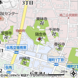 随念寺周辺の地図