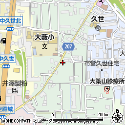 京都府京都市南区久世大藪町136周辺の地図