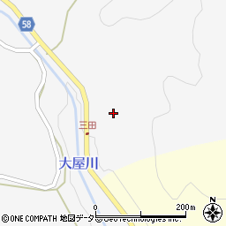 広島県庄原市西城町大屋1232周辺の地図
