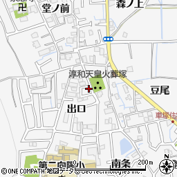 京都府向日市物集女町出口25-1周辺の地図