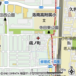 京都府向日市寺戸町蔵ノ町22-5周辺の地図