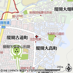京都府京都市伏見区醍醐大高町5-1周辺の地図