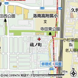 京都府向日市寺戸町蔵ノ町22-148周辺の地図