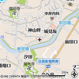 愛知県知多市日長神山畔93周辺の地図