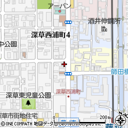 福吉　京都本店周辺の地図