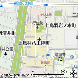 京都府京都市南区上鳥羽八王神町330周辺の地図