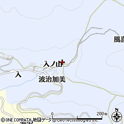 愛知県岡崎市才栗町入ノ山周辺の地図