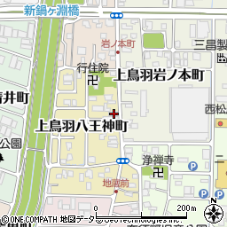 京都府京都市南区上鳥羽八王神町269周辺の地図