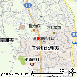 北千倉周辺の地図
