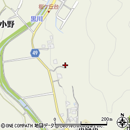 兵庫県三田市小野1118周辺の地図