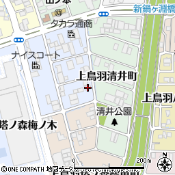 京都府京都市南区上鳥羽金仏町59周辺の地図
