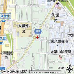 京都府京都市南区久世大藪町113周辺の地図