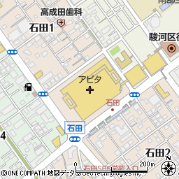 ＢＯＯＫＳえみたす　アピタ静岡店周辺の地図