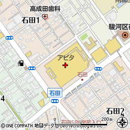 スターバックスコーヒー アピタ静岡店周辺の地図