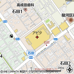 Ｔａｋａ－Ｑアピタ静岡店周辺の地図