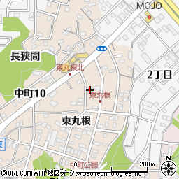 愛知県岡崎市中町東丸根238周辺の地図