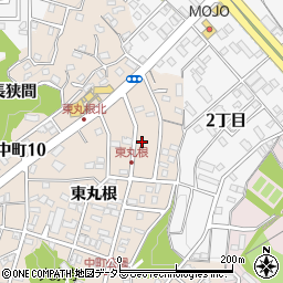 愛知県岡崎市中町東丸根211周辺の地図