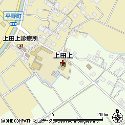 大津市立　上田上幼稚園周辺の地図